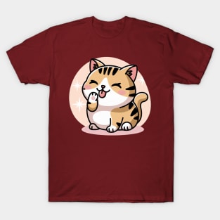 Chubby Cat Purrfectly Clean T-Shirt